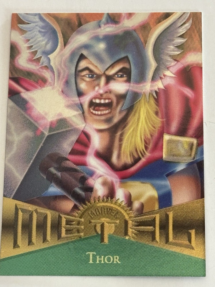 THOR #13 BASE 1995 Fleer Marvel Metal Collectible Card MCU