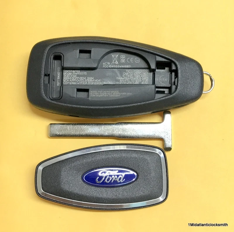 NUEVO OEM FORD FIESTA FOCUS C-MAX PEPS LLAVE INTELIGENTE MANDO A DISTANCIA DE PROXIMIDAD KR55WK48801 Foto 2 de 2