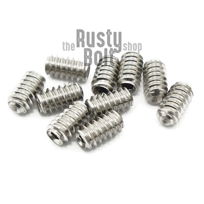#6-32 x 1/4'', Socket Set Screws Cup Point, A2 304 18-8, Stainless Steel