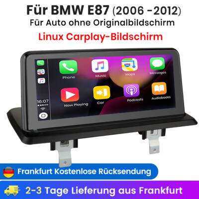 10.25'' Autoradio GPS Navi iDrive für BMW 1er E81 E82 E87 E88 2006-2012 CARPLAY