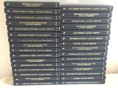 Agatha Christie Mystery Collection Leatherette Bantam Books - Choose Your Title
