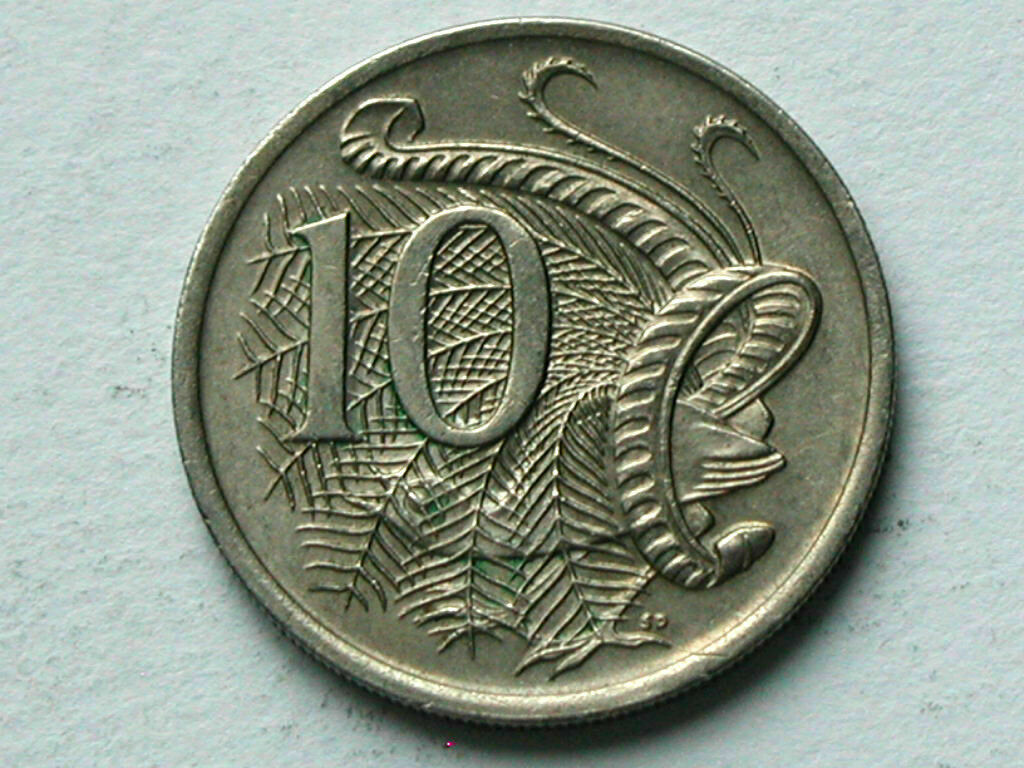 コレクション  AUSTRALIAN MINT 1975 Australia 1975 10 CENTS Elizabeth II Coin with Lyrebird