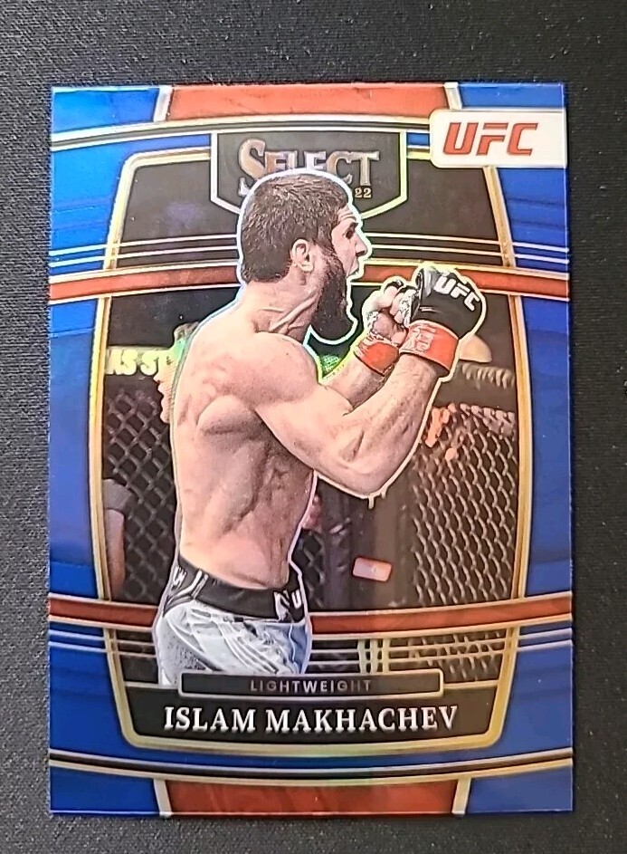 Islam Makhachev 2022 Panini Select UFC Blue Holo Silver Prizm | eBay