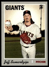 2019 Topps Heritage Jeff Samardzija San Francisco Giants #600