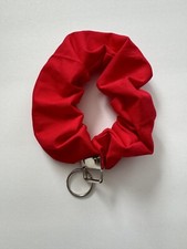 Wristlet Key Fob Scrunchies Red Keychain Wrist Lanyard Keyring Many Colors Avail
