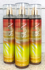 3 Bath  Body Works IN THE SUN Fine Fragrance Mist 8oz LOT/SET of 3