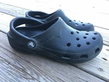Crocs Black Unisex Clogs Slip On Shoes Slides Size 4-5 Men’s Size 6-7 Women’s