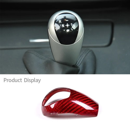 Real Carbon Fiber Gear Shifter Head Cover for BMW M3 M5 M6 E90 E60 E61 E63 E64 - Picture 4 of 16