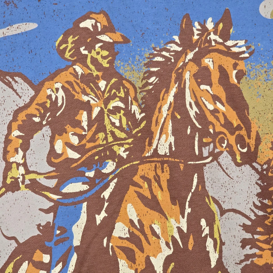 COORS BEER Rodeo Sudadera Para Hombres Mediana Marrón Cuello Redondo Retro Vaquero Nueva con Etiquetas Foto 3 de 4