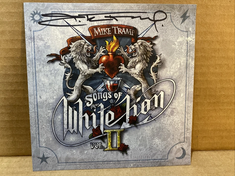 MIKE TRAMP: SONGS OF WHITE LION VOL. II CD! W/SIGNED - AUTOGRAPHED ART CARD! NEW Foto 2 de 4