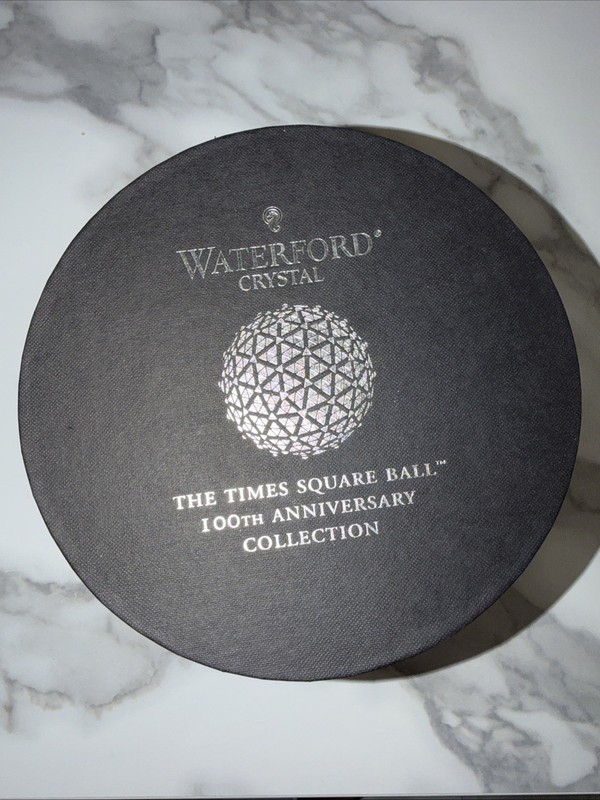 Waterford Crystal Times Square Ball 100th Anniversary Christmas Ornament