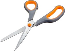 Stainless Steel Scissors for Office, Crafts, Multipurpose, Sharp, Comfort Gri...