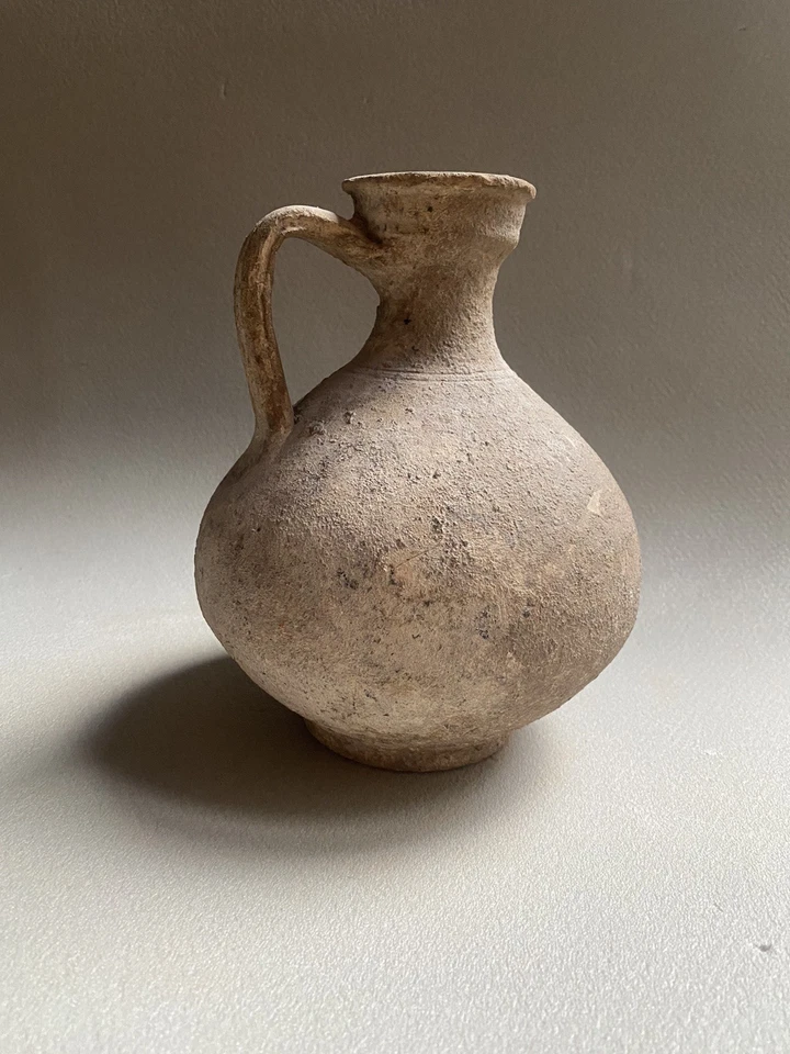 Céramique romaine Antique Vase Pichet Amphore Poterie  Terre Cuite - Photo 4/4