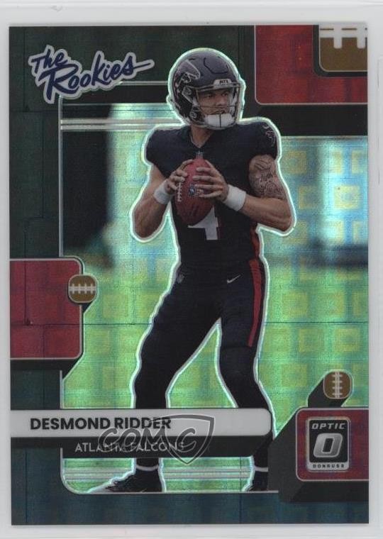 2022 Donruss Optic The Rookies Black Pandora Prizm 21/25 Desmond Ridder RC lz7