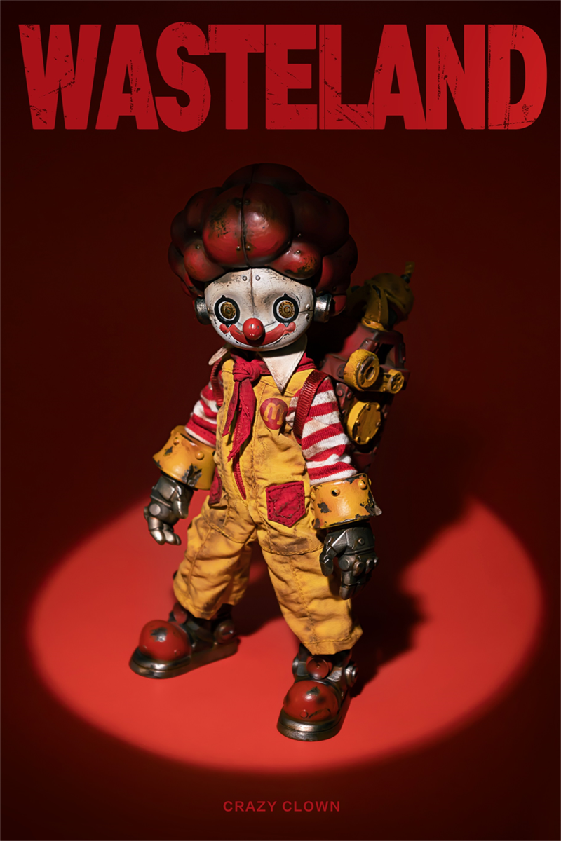 SF・ファンタジー・ホラー Classic TV Toys MAD CLOWNS SCATTERBRAIN WeArtDoing Wasteland Crazy Clown Limited Collectible Action Figure
