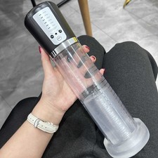 Penis Vacuum Pump Long Penis Sleeve Donut Body Enhancer Extension Stretcher Male