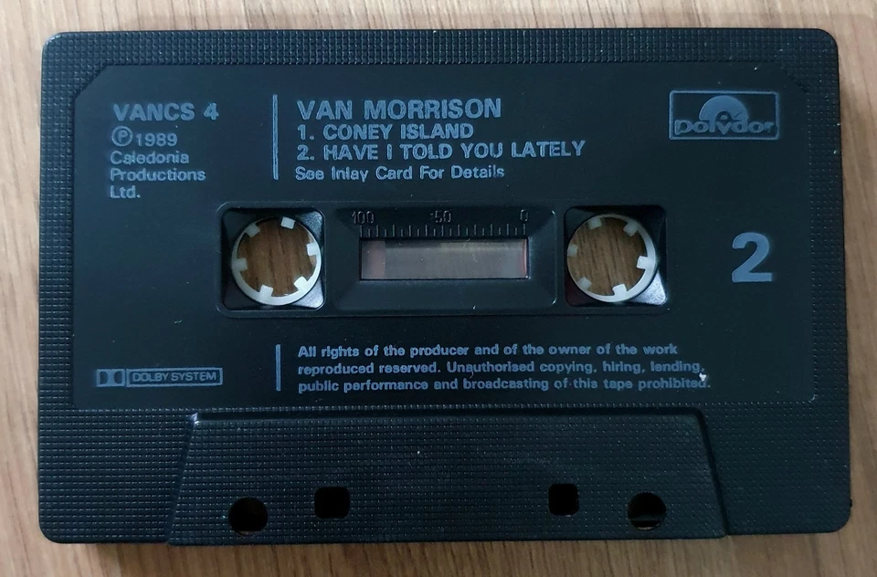 Van Morrison - Coney Island / Have I Told You Lately 1990 UK SINGLE Polydor RaRe - Image 4 of 4