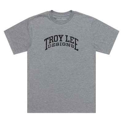 Troy Lee Designs MX Scholar T-Shirt Casual Spring 2025 Grau Melange