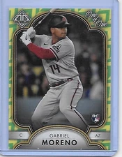 2023 Topps Transcendent Collection 1/1 GABRIEL MORENO ROOKIE #54 AZ Diamondbacks