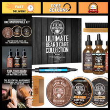 Ultimate Beard Care Collection - 9 Essential Grooming Products for Men