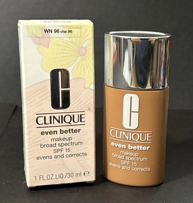 Clinique Even Better Makeup Broad Spectrum SPF 15 WN 96 Chai (M) 1oz Foundation