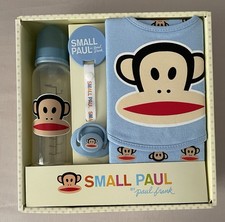 Oficjalny zestaw niemowlęcy Paul Frank rzadki 2009 Julius Monkey nowy mały paul 5 sztuk