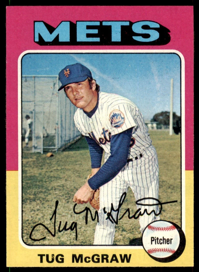 1975 Topps Set Break Tug McGraw #67 NR-MINT