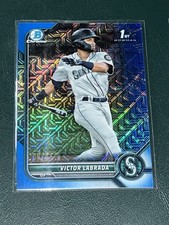 2022 Bowman Chrome MOJO REFRACTOR Victor Labrada BLUE /150