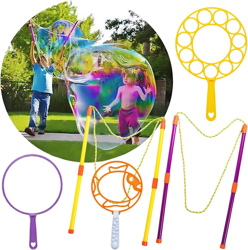 Seifenblasenmaschine Seifenblasen Groß Set Kinder,55Cm XXL Riesenseifenblasen Ki - Bild 11 von 12