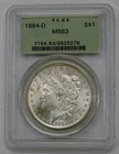 1884 O - Morgan Silver Dollar - PCGS MS 63 OGH