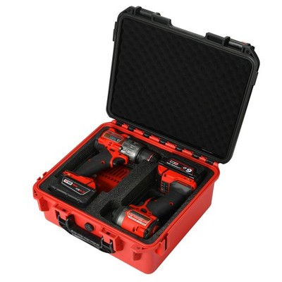 Durable Tool Case for M18 Impact Drill & Driver Combo Kit - Black & Red Storage