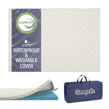 Sleepah Pack and Play Mattress Foam Pad 38 x 26 x 1.5 for Playpen, Portable P...