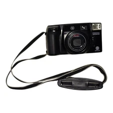 VTG Minolta Freedom Zoom 90 AF 35mm Point & Shoot Film Camera Untested Black 