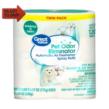 Automatic Air Freshener Spray Refill, PET Odor Eliminator, 2 Pieces