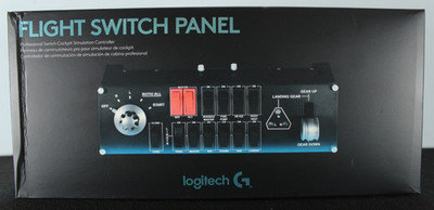 Logitech G Saitek Pro Flight Switch Panel Black 945-000030 New Damaged Box