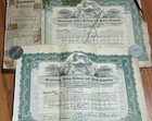 1915 Mississippi Valley Railway VOTING TRUST CERTIFICATE Aledo EARP Monmouth ILL — photo 1