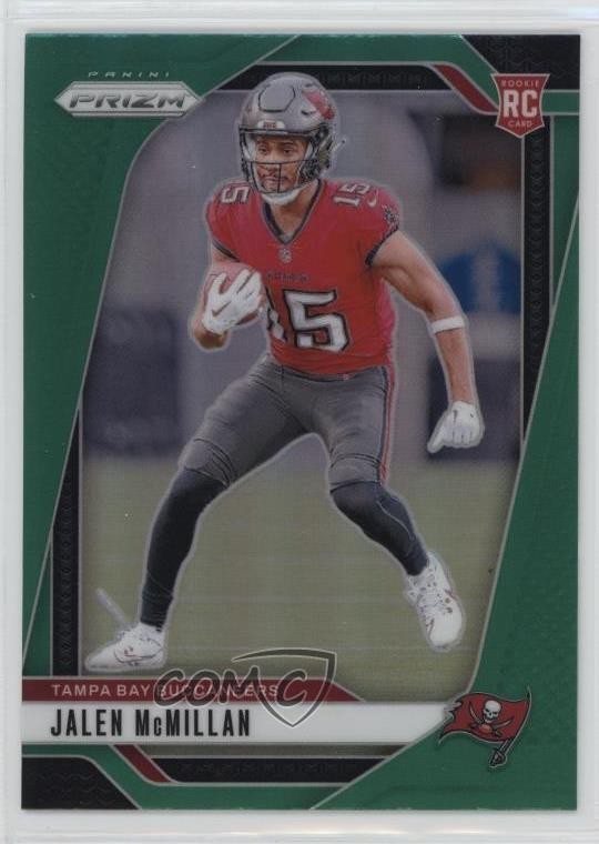 2024 Panini Prizm Rookies Green Prizm Jalen McMillan #338 Rookie RC 14ld