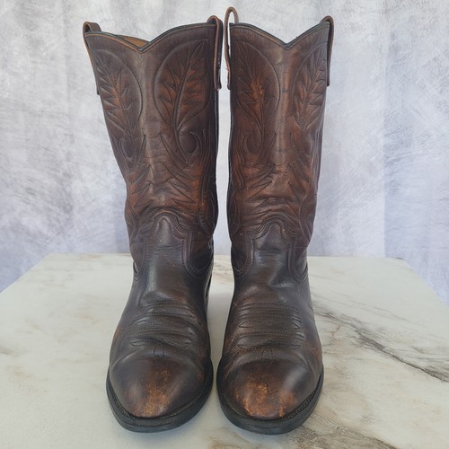 Vintage Red Wing Pecos Western Cowboy Boots Men's Size 10 D USA Distressed - Picture 3 of 21