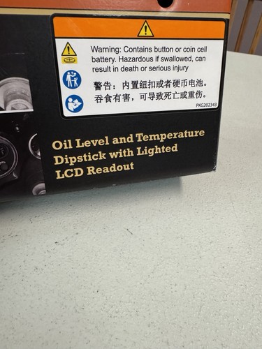 Harley Touring Oil Level & Temperature Dipstick With LCD Readout Takeoff - Picture 2 of 9