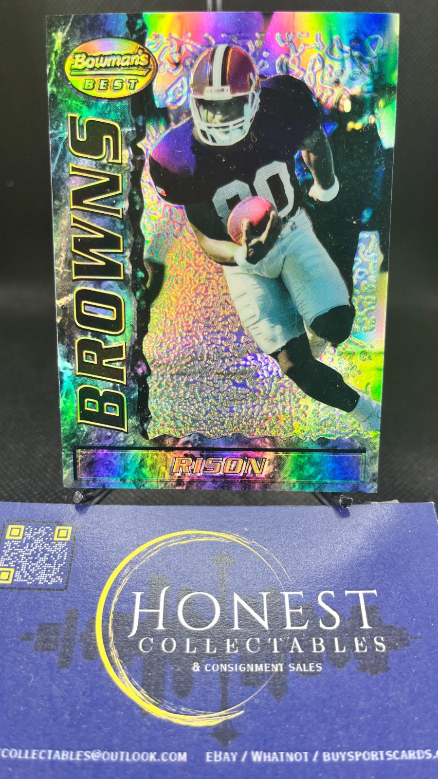 Andre Rison - 1995 Bowmans Best Refractor 