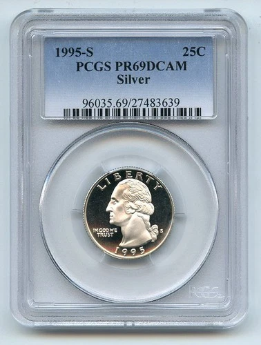1995-S Washington Quarter Proof — photo from the most recent tracked eBay sale