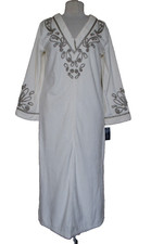 Vintage Oscar De La Renta Plush Velour Robe Dressing Gown Kaftan XS Women NWT