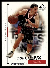 1998-99 SP Authentic Bryce Drew RC 3489/3500 #106
