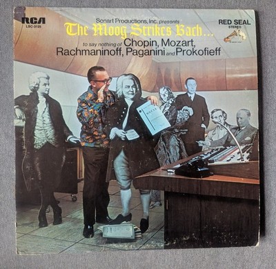 The Moog Strikes Bach... lp  Sonart Productions -  Red Seal
