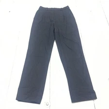 Uniqlo HEATTECH Pants Mens 32x30 Black Pleated Dress Trousers Straight Leg