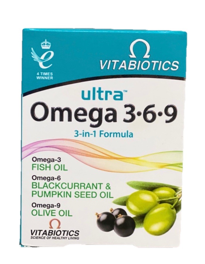 Vitabiotics Ultra Omega 3-6-9 369 Capsules - 3-In-1 Blend: Omega-3 From Fish Oil, Omega-6 Blackcurrant & Pumpkin Seed Oils, Omega-9 Olive Oil - Image 5