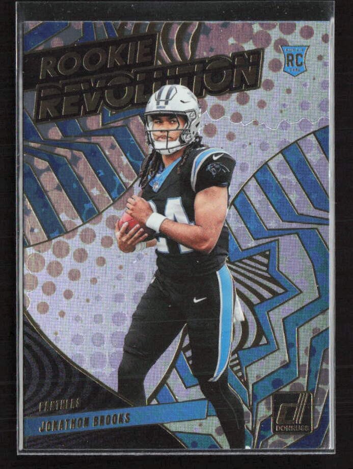 2024 Donruss #13 Jonathon Brooks Rookie Revolution Carolina Panthers (F)