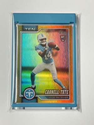 2026 Topps NFL Flagship Carnell Tate Rookie Gold /50 Tennessee Titans RC   