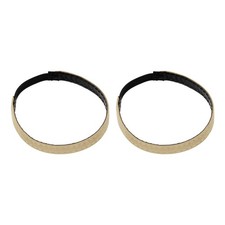 1 Pair High Heels Shoe Straps Detachable Elastic Heel Strap, Suede Beige