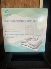 Fanwer Inflatable Shampoo Basin Kit Set - Bedside Assisted Shampoo